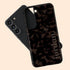 Custom Name Dark Tortoiseshell Serif Galaxy Case